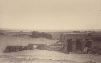 Close View of the Temple of Ombos by Théodule Devéria